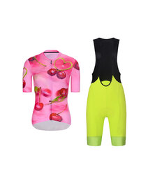 RIVANELLE maillot corto y pantalón corto - CHERIE - amarillo/negro/rosa